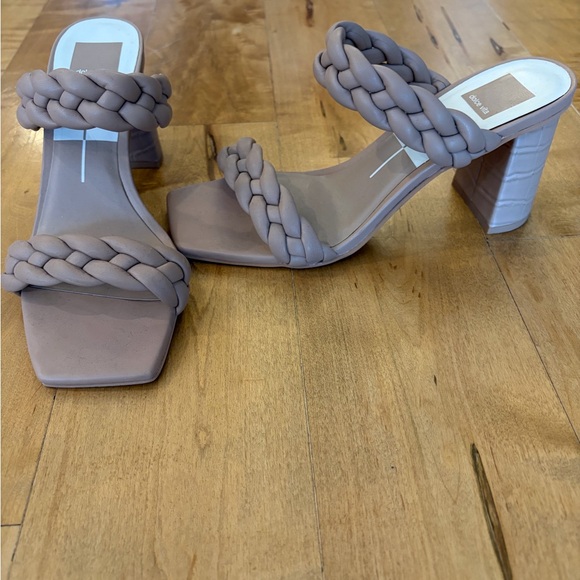 Dolce Vita Women's Braided Taupe Sandals sz 8.5 - Picture 4 of 4